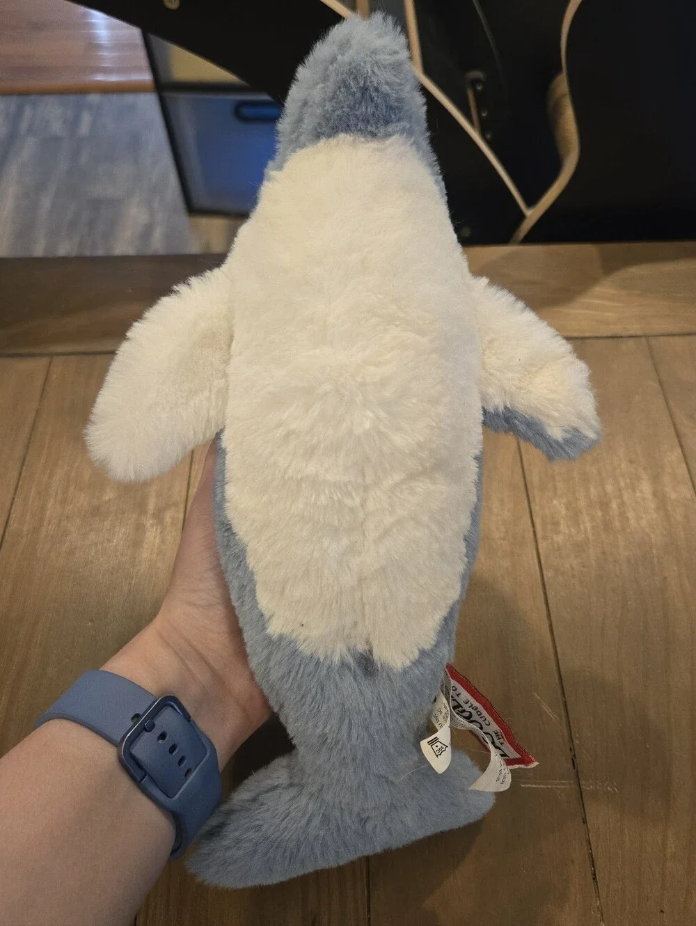 Douglas Blue Plush Dolphin Toy Soft Stuffed Animal